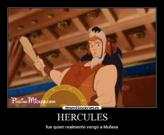 HERCULES - fue quien realmente vengó a Mufasa