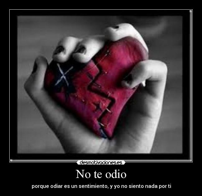 No te odio - 