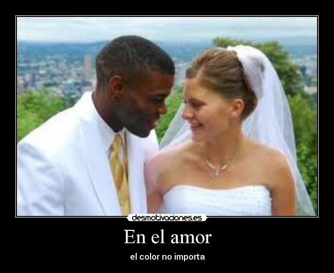 En el amor -