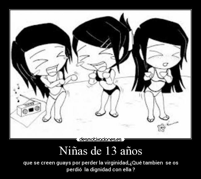 Niñas de 13 años -