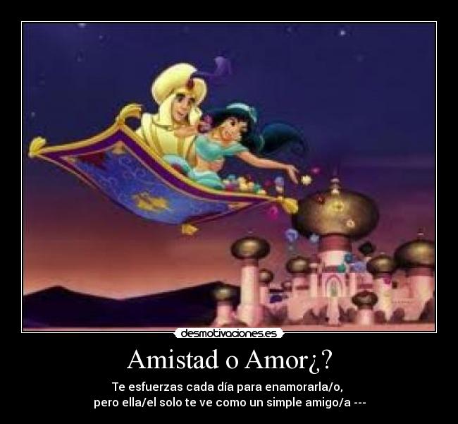 Amistad o Amor¿? -
