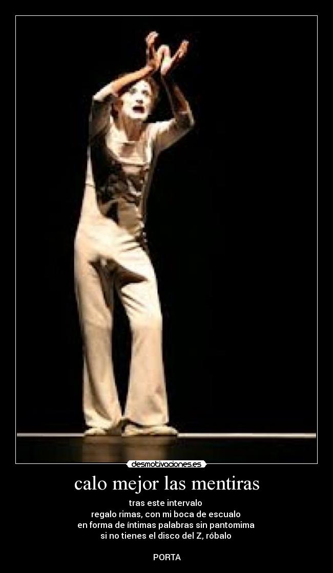 calo mejor las mentiras - 