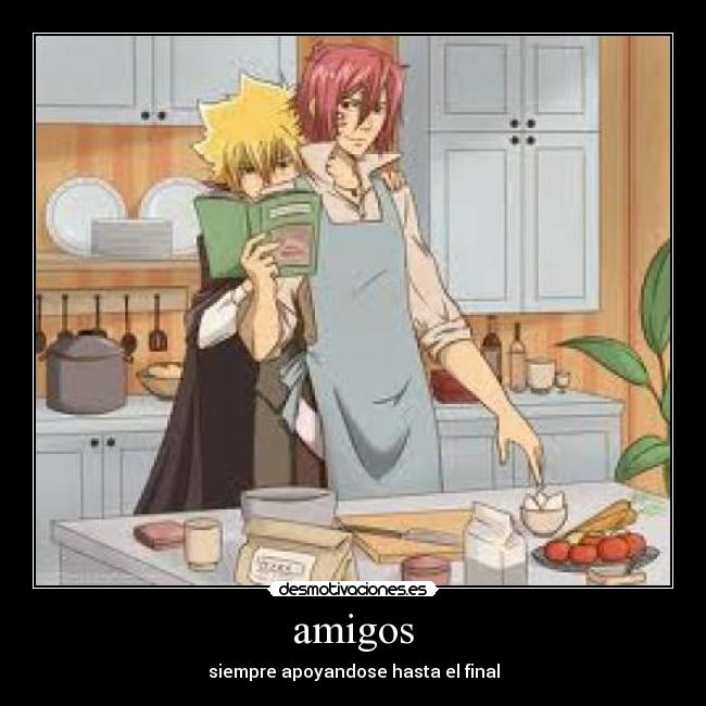 amigos - siempre apoyandose hasta el final