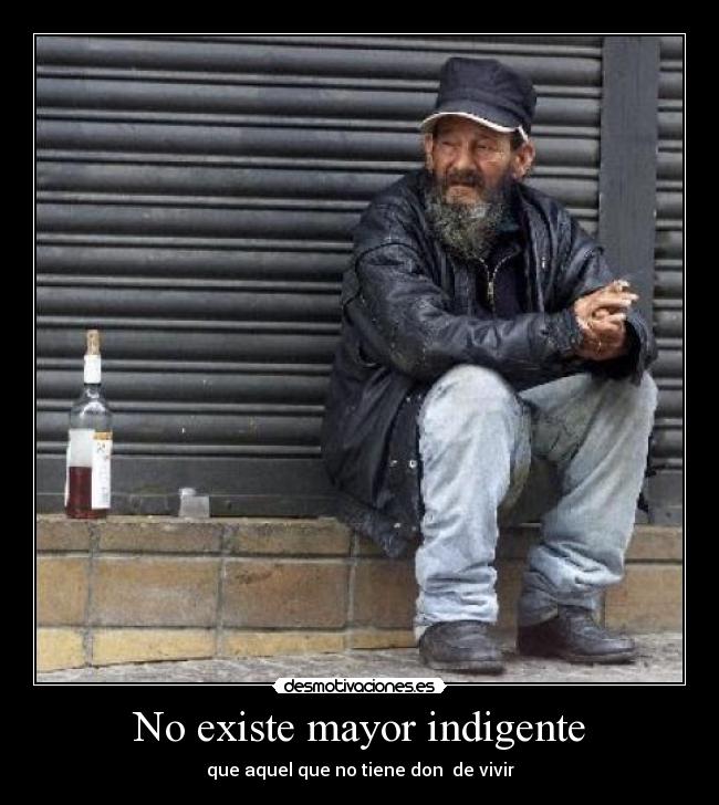 carteles indigente desmotivaciones