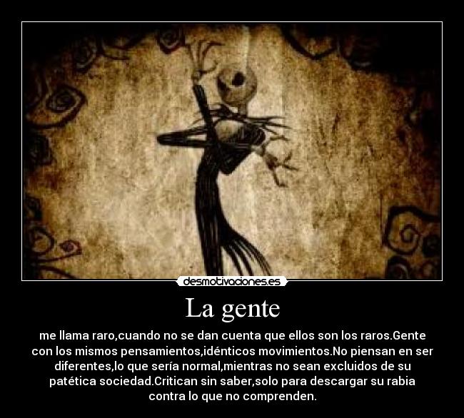 La gente -