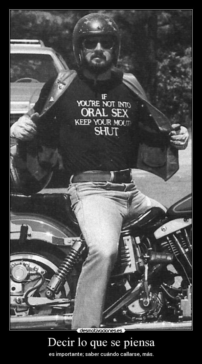 Decir lo que se piensa - 