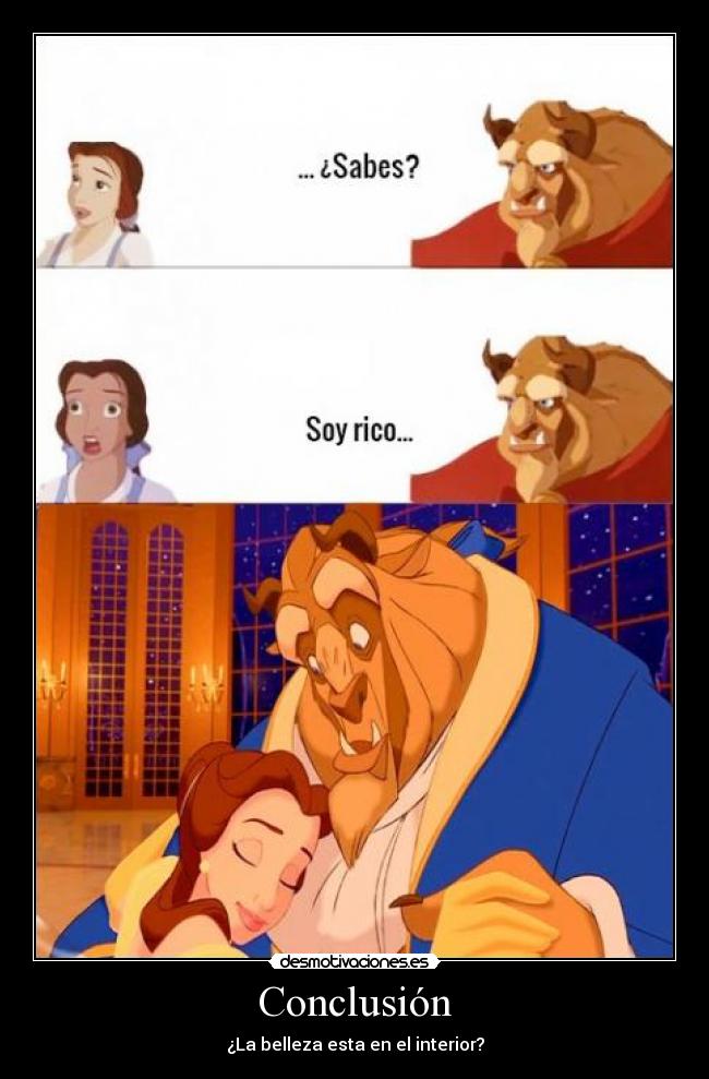 Conclusión - ¿La belleza esta en el interior?