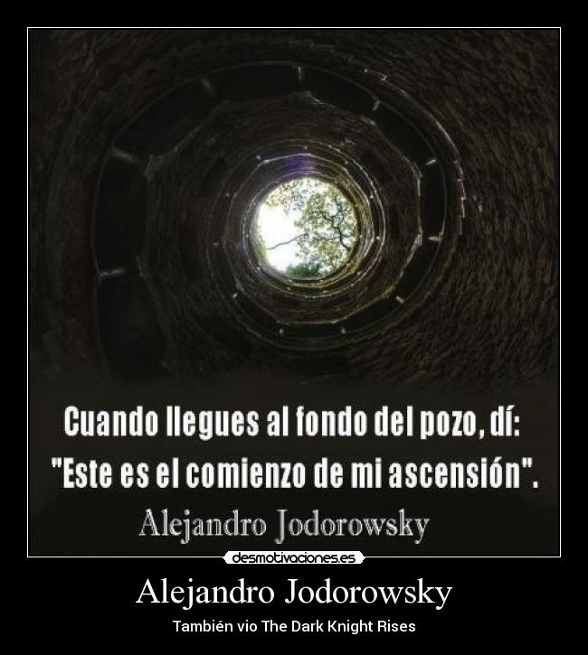 Alejandro Jodorowsky - También vio The Dark Knight Rises