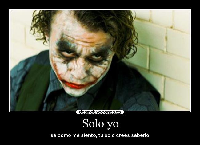 Solo yo -