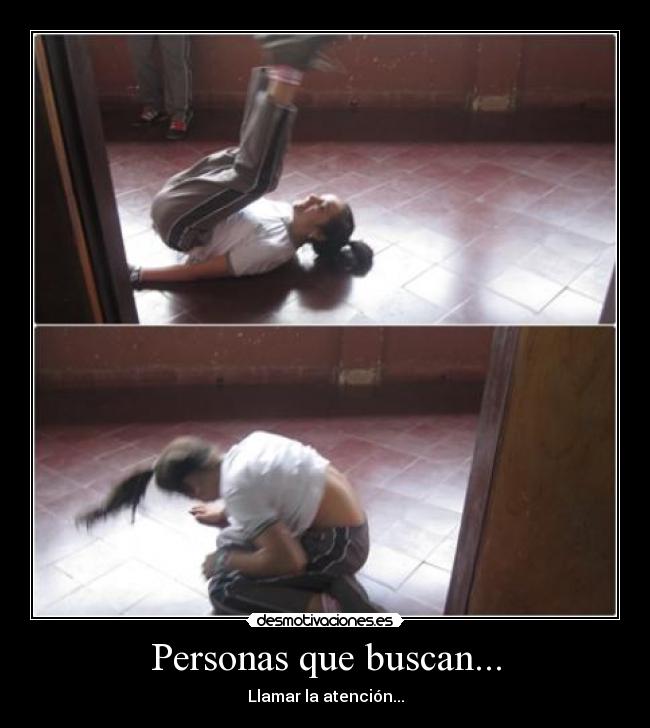 Personas que buscan... -