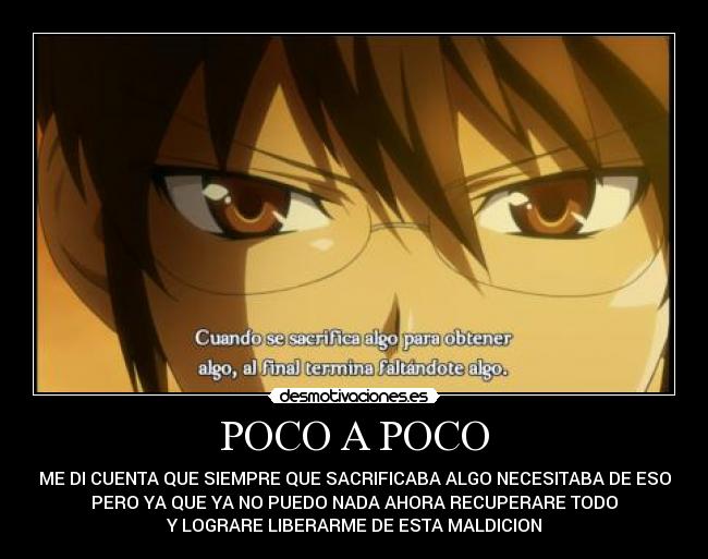 carteles kami keima desmotivaciones
