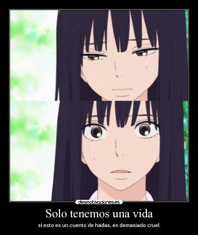 Solo tenemos una vida -