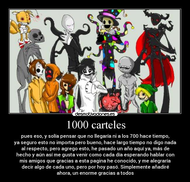 1000 carteles -