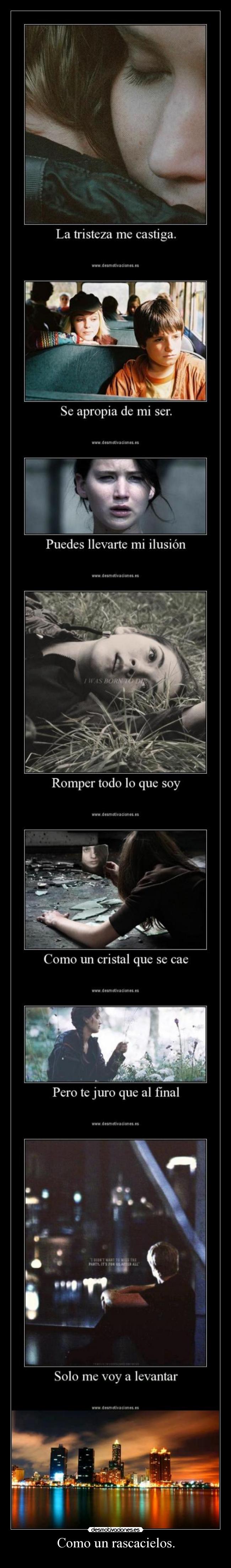 Como un rascacielos. -