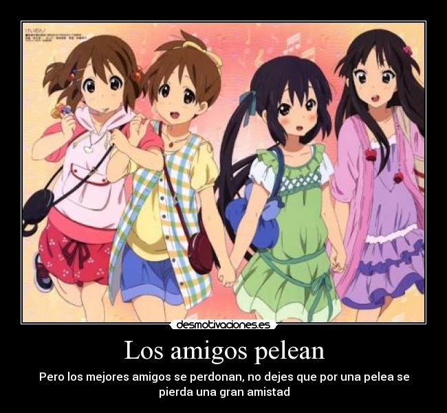 carteles amigos haganai anime amigos desmotivaciones