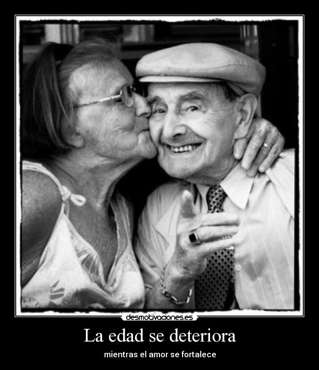 La edad se deteriora -
