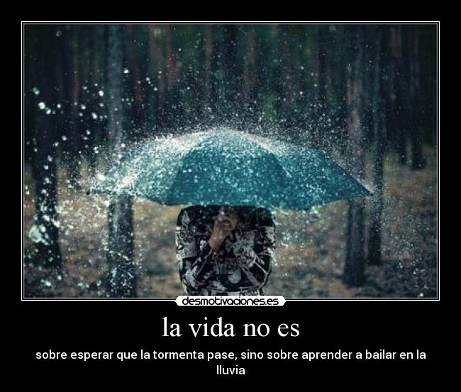 la vida no es -