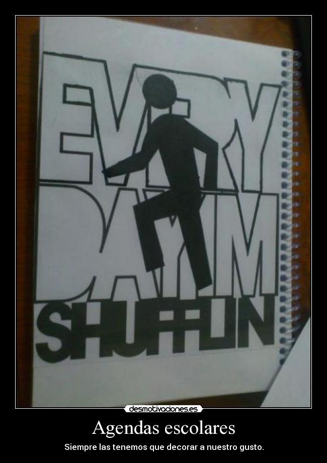 Agendas escolares - Siempre las tenemos que decorar a nuestro gusto.