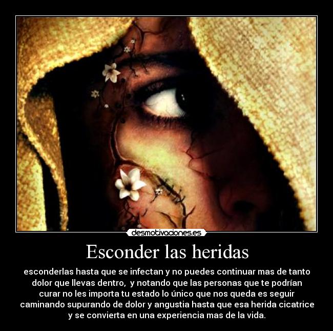 Esconder las heridas - 