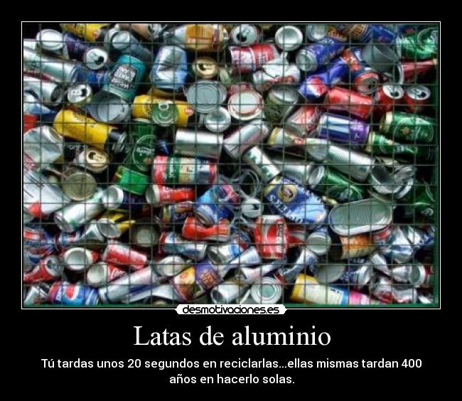 Latas de aluminio - 