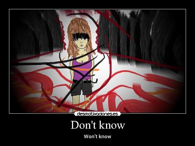 Dont know - Wont know