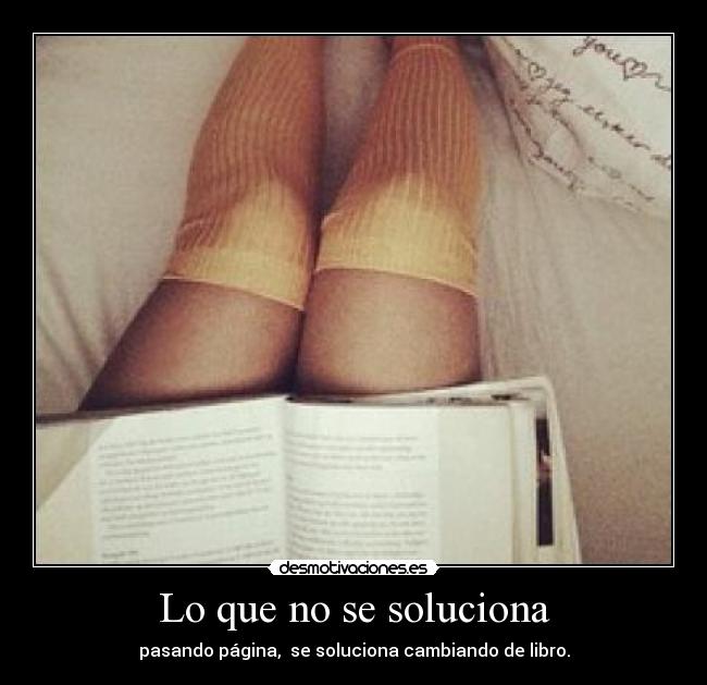 Lo que no se soluciona - 