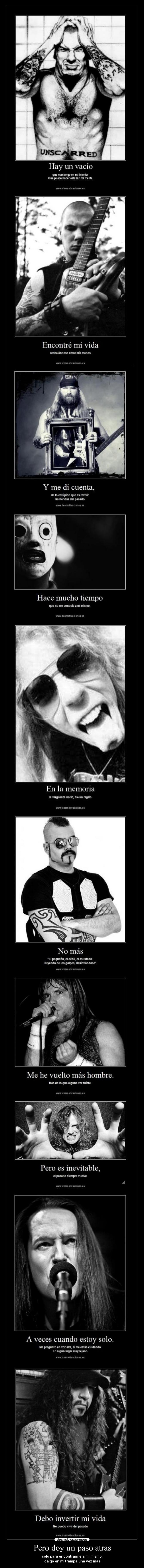 Pero doy un paso atrás -