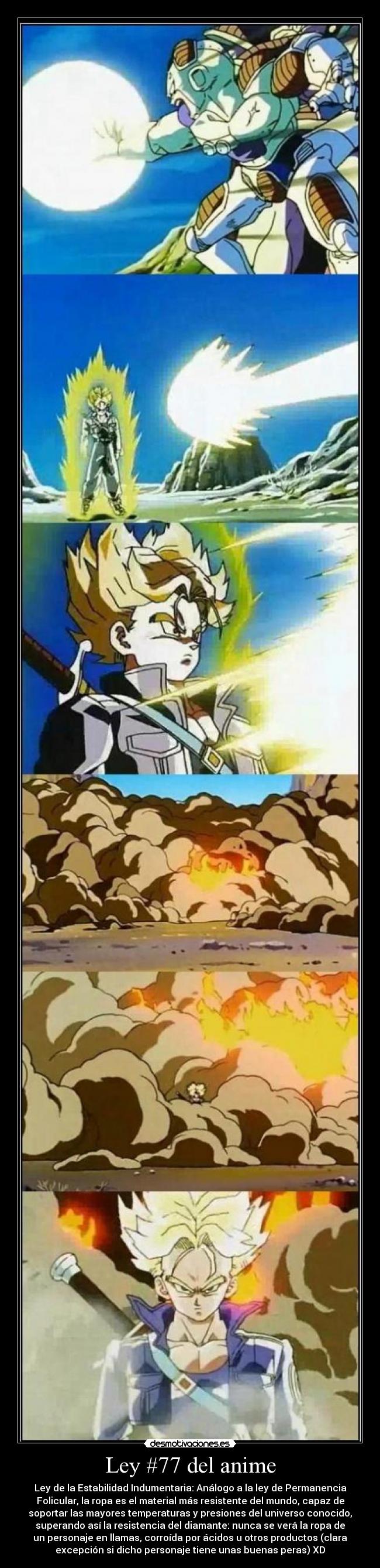 Ley #77 del anime - 