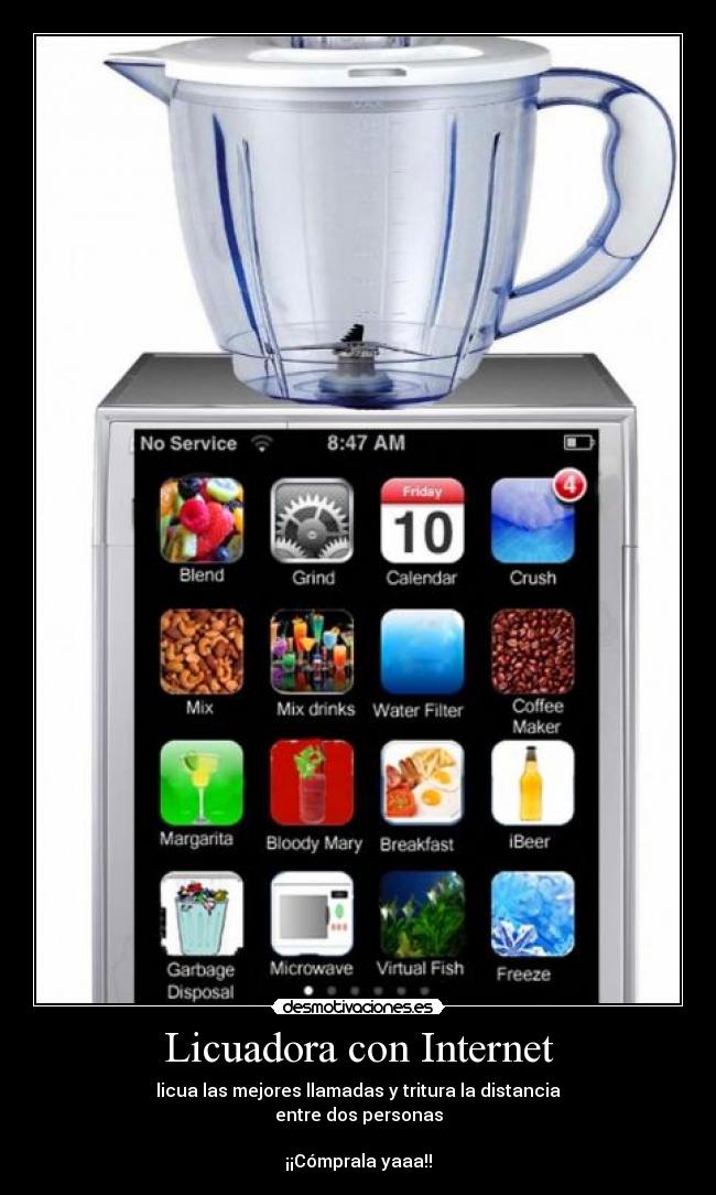 carteles internet licuadora internet digital wifi desmotivaciones