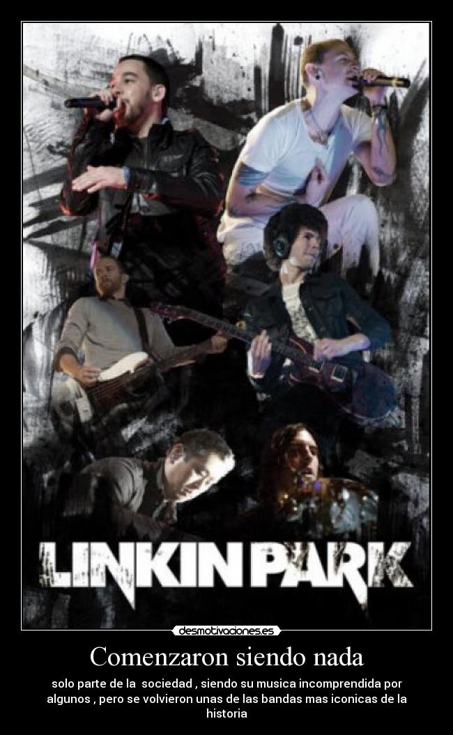 carteles linkin park desmotivaciones