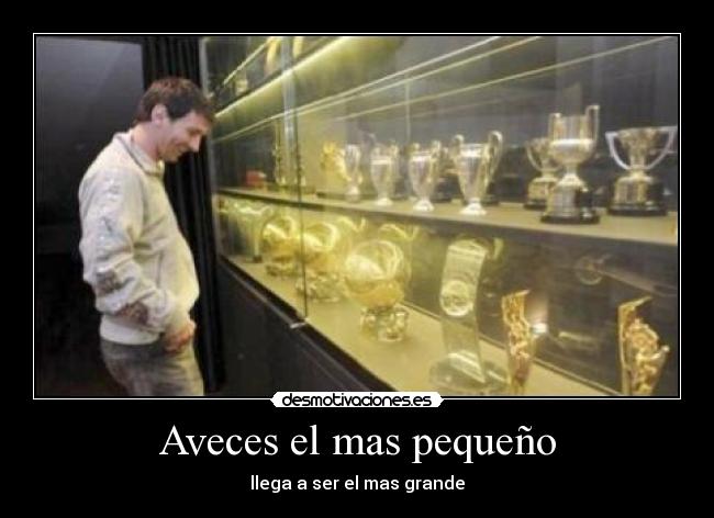 Aveces el mas pequeño -