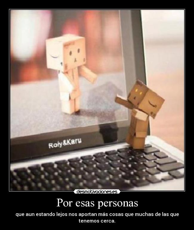 Por esas personas - 