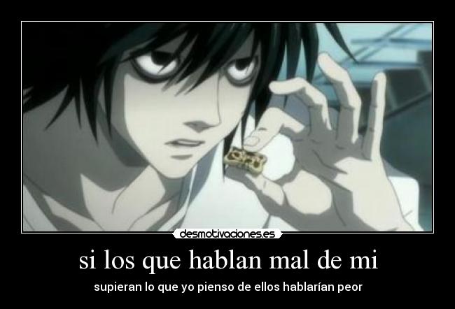 carteles death note anime lawliet ryuzaki como aquien etiquetar imxshadow clasupremo tags desmotivaciones