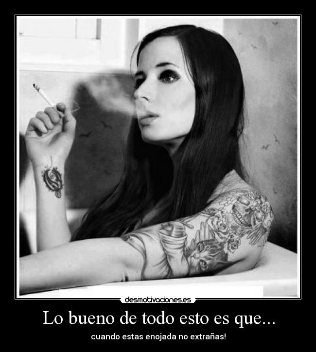 Lo bueno de todo esto es que... -