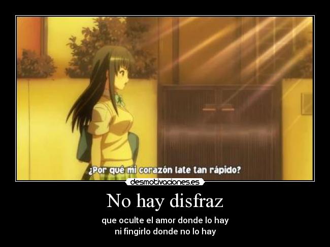 No hay disfraz -