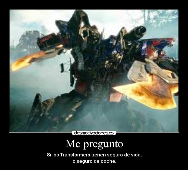 carteles transformers desmotivaciones