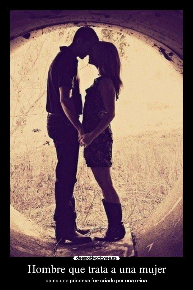 Hombre que trata a una mujer -