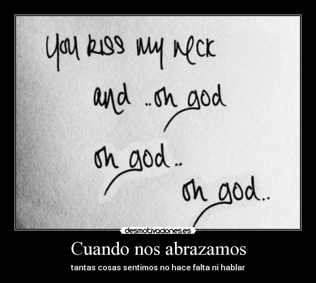 Cuando nos abrazamos -