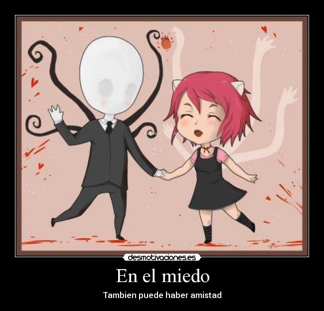 carteles miedo slendy lucy desmotivaciones