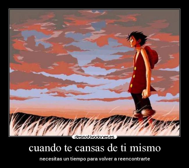 carteles one piece luffy siento extrano desmotivaciones