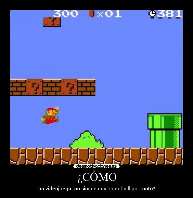 ¿CÓMO - un videojuego tan simple nos ha echo flipar tanto?