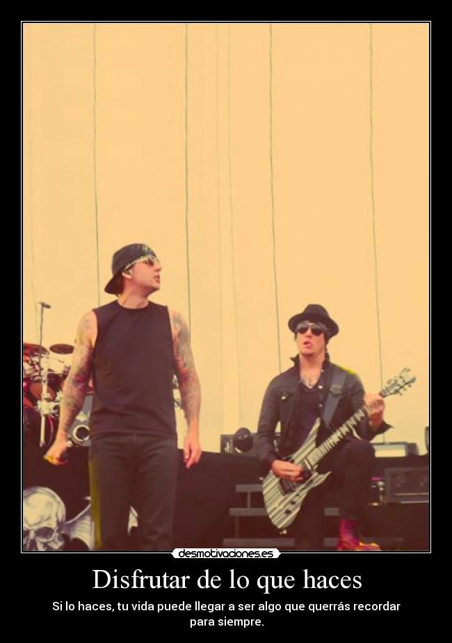 Disfrutar de lo que haces -