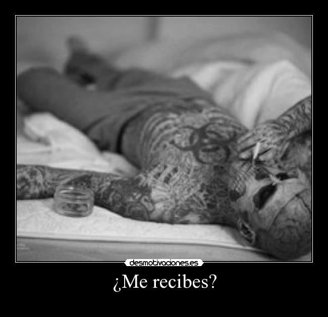 ¿Me recibes? -