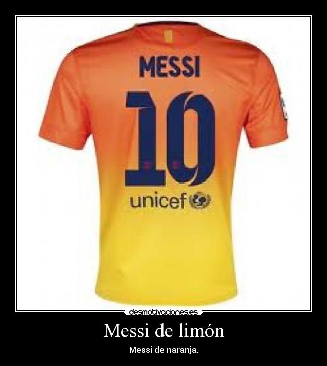 Messi de limón -