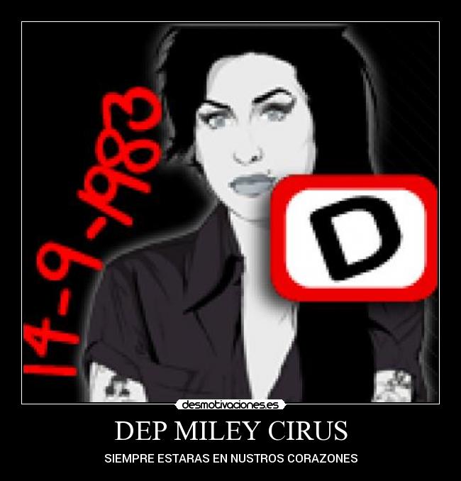 DEP MILEY CIRUS - SIEMPRE ESTARAS EN NUSTROS CORAZONES