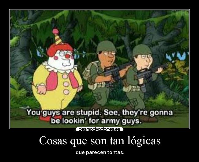 Cosas que son tan lógicas - 