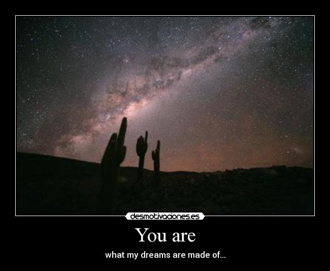 You are -