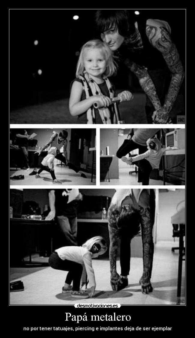 Papá metalero -