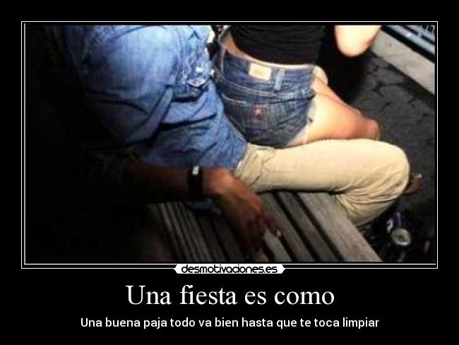 Una fiesta es como -