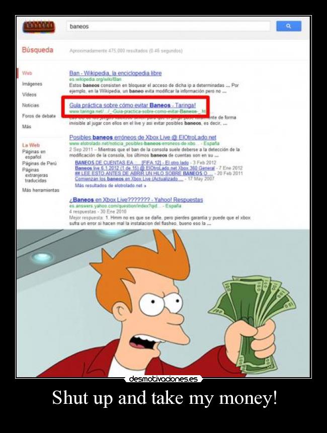 Shut up and take my money! -